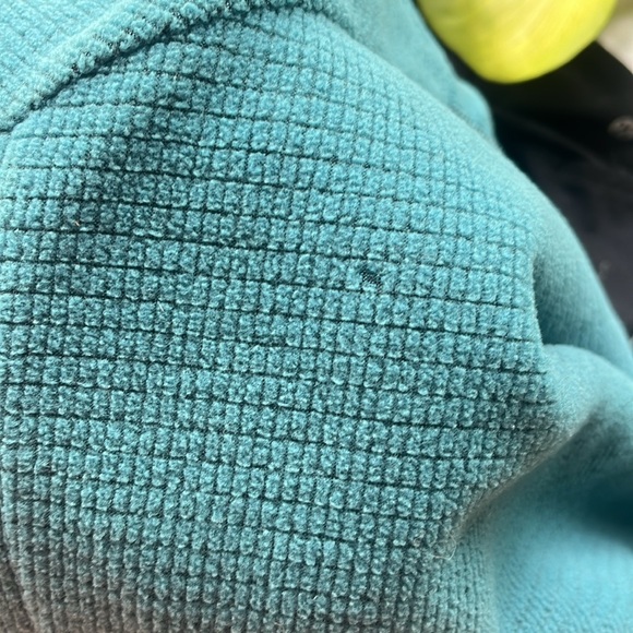Blue Melanzana micro grid hoodie - Picture 5 of 5